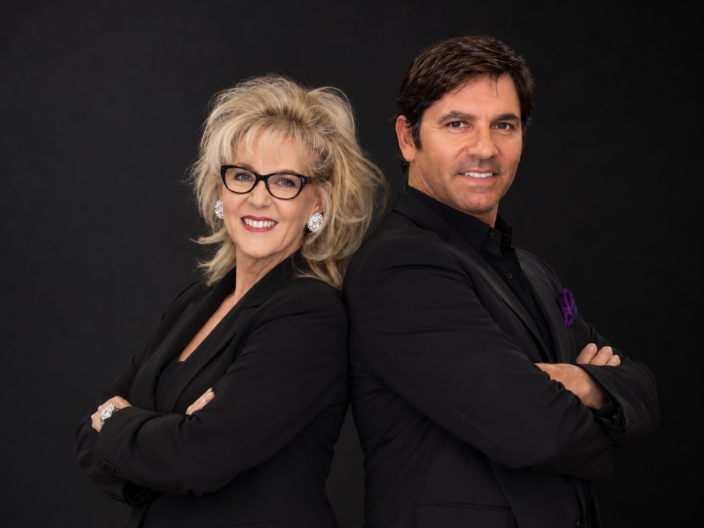 Kenda Summers and Michael C. Anthony, professional stage hypnotists, presenters of group hypnosis seminars in The Villages, Florida
